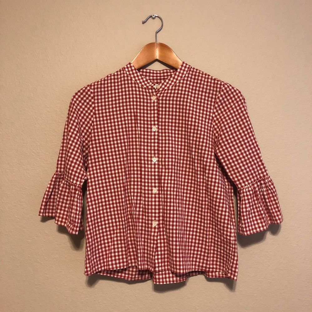 Madewell Gingham Button Up